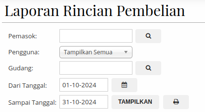 Gambar Laporan Rincian Pembelian