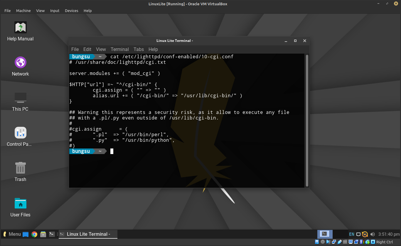Gambar Tampilan Output File 10-cgi.conf